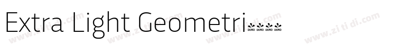 Extra Light Geometri字体转换 Extra Light Geometri字体转换